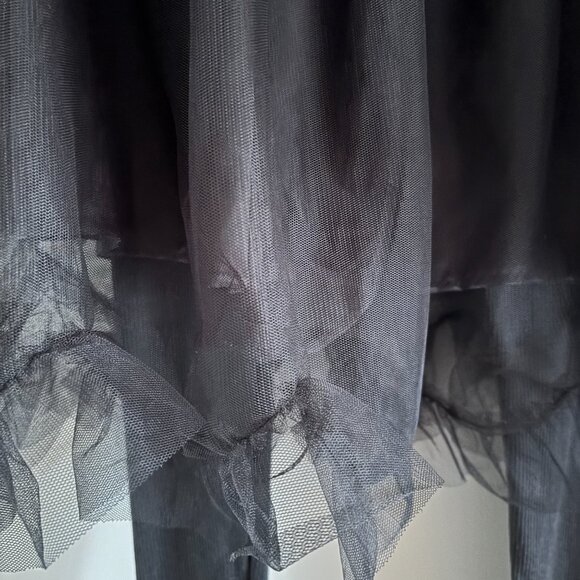 Girl's Black Tutu + Tights - Picture 3 of 10